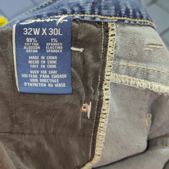 seven7  women's vintage straight jeans size W30X20L - Picture 12 of 14